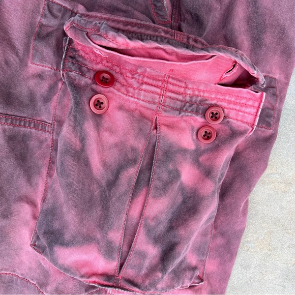 Y2K Reworked Overdyed Cargo Utility Shorts Distressed - Picture 6 of 11